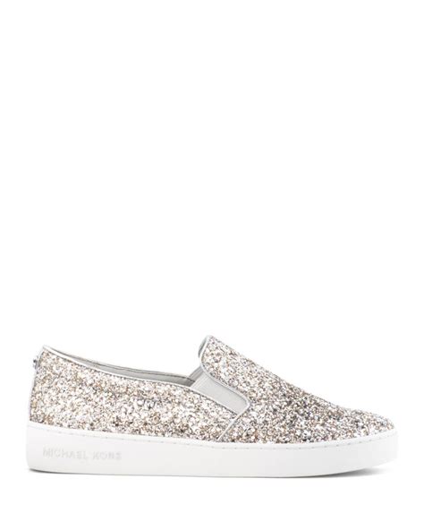 michael kors keaton slip on shoes|michael kors glitter sneakers.